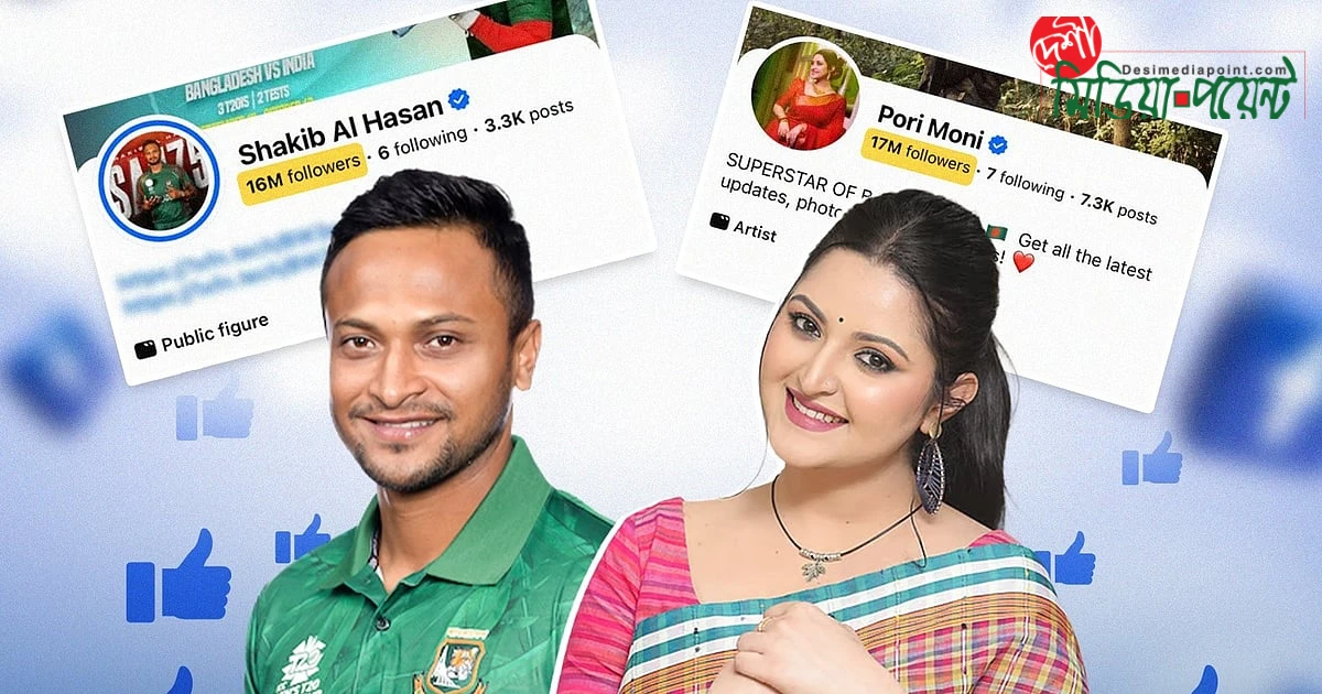 ডিজিটাল প্ল্যাটফর্মে জনপ্রিয়তার নিরিখে সাকিব আল হাসানকে অতিক্রম করলেন চিত্রনায়িকা পরীমনি