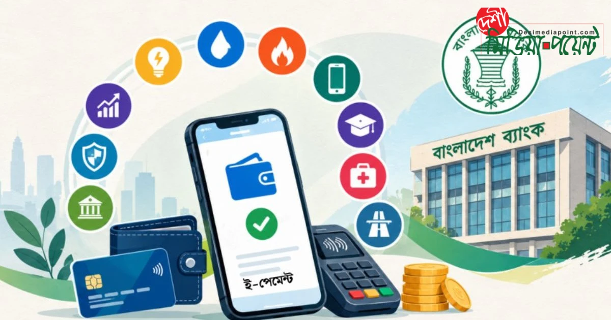 ডিজিটাল লেনদেন সহজীকরণে ১০ হাজার টাকা পর্যন্ত ই-পেমেন্ট ক্রেডিট সুবিধা চালুর নির্দেশ বাংলাদেশ ব্যাংকের